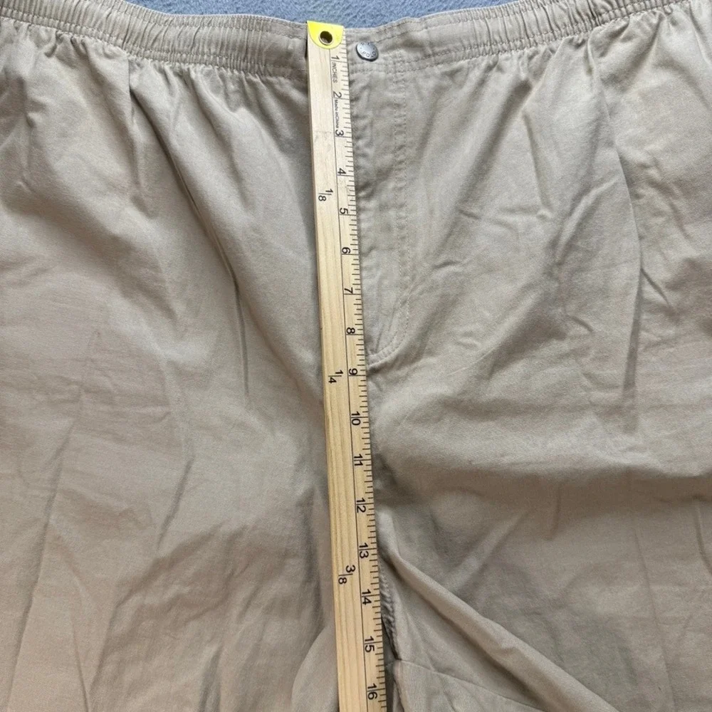 Polo Ralph Lauren Shorts Classics Big & Tall 4X Tan Khaki Cotton Elastic Waist